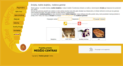 Desktop Screenshot of medinegalerija.lt